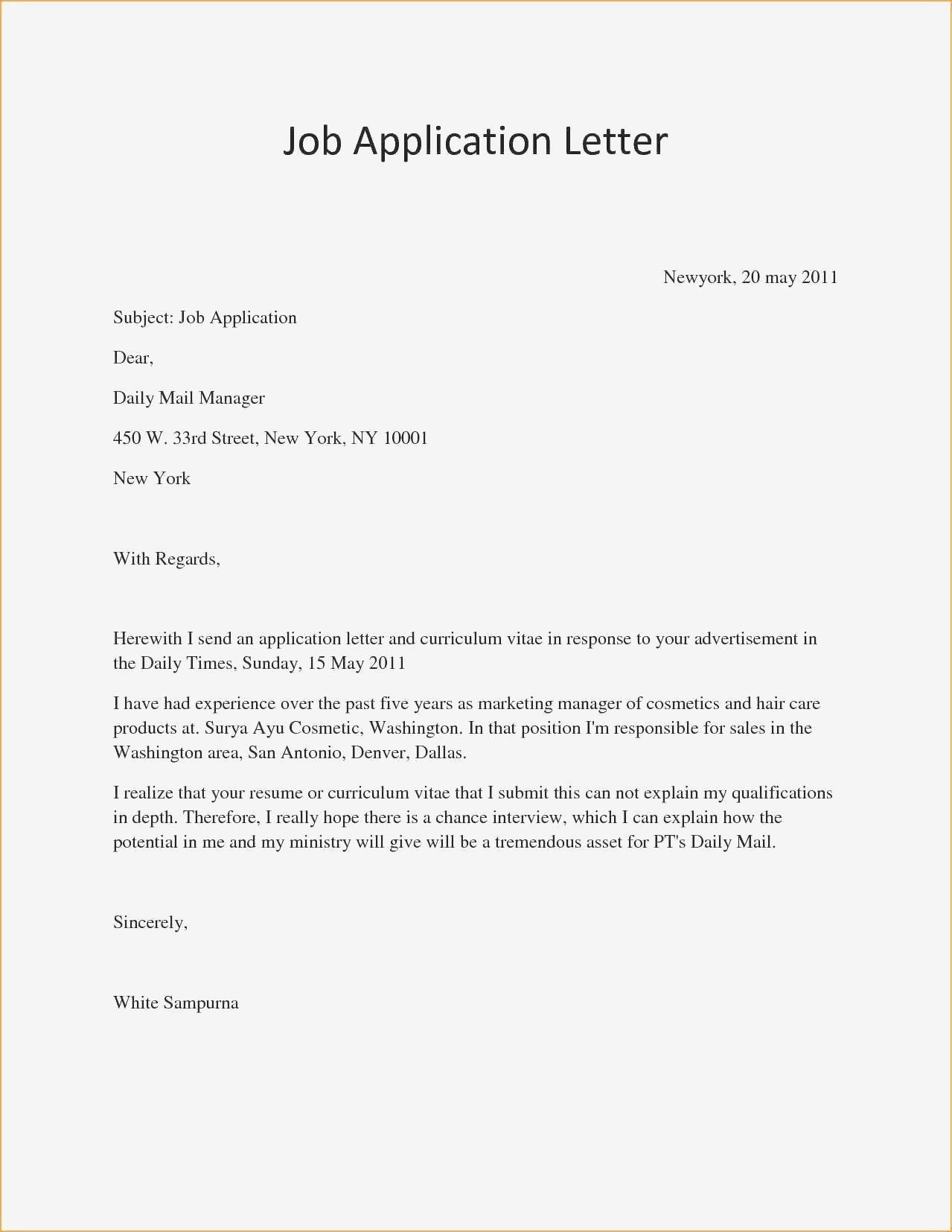 what is cover letter for job