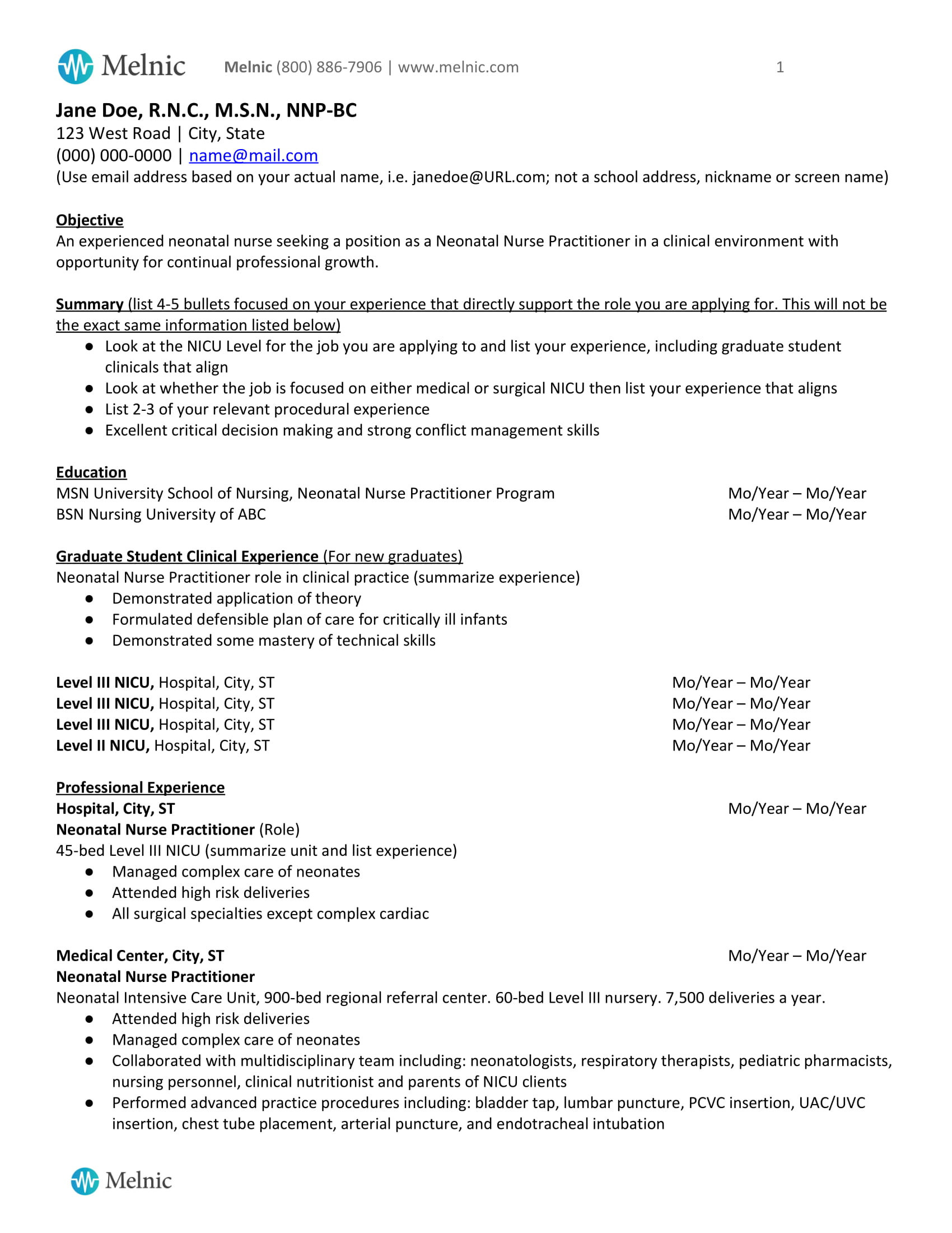 staf nurse resume format docml