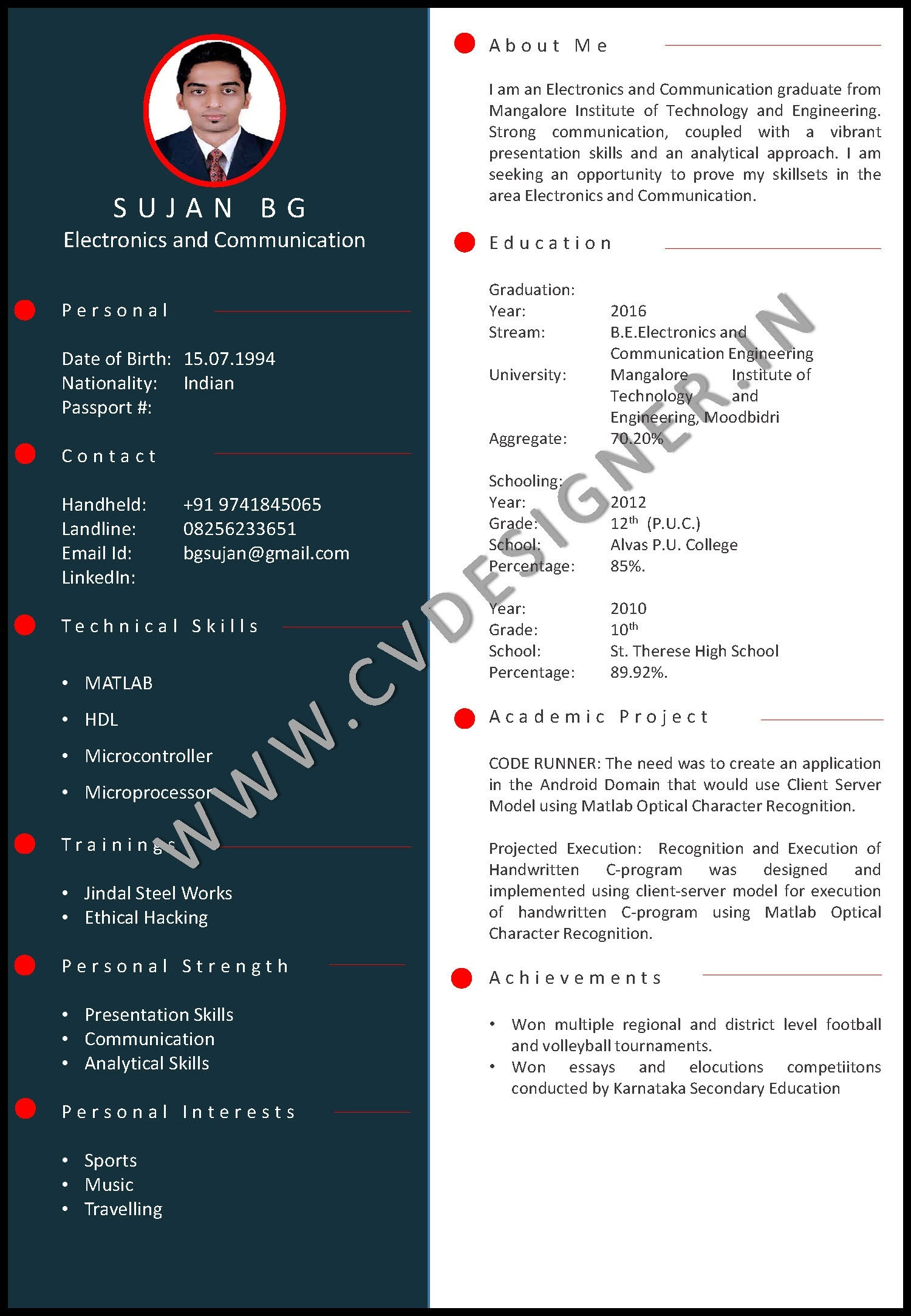 What resume format should a fresher use for being a software engineer