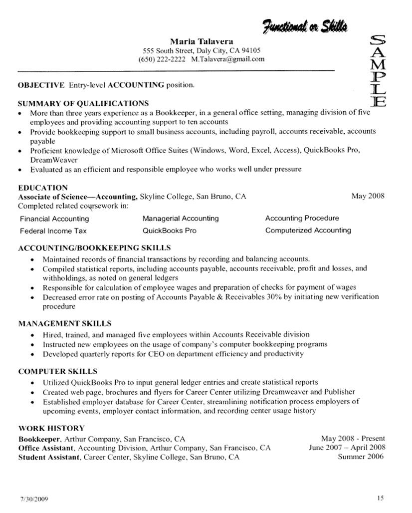resume examples for students in collegeml