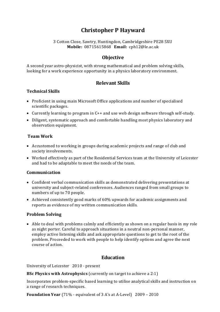 strong analytical skills on resume