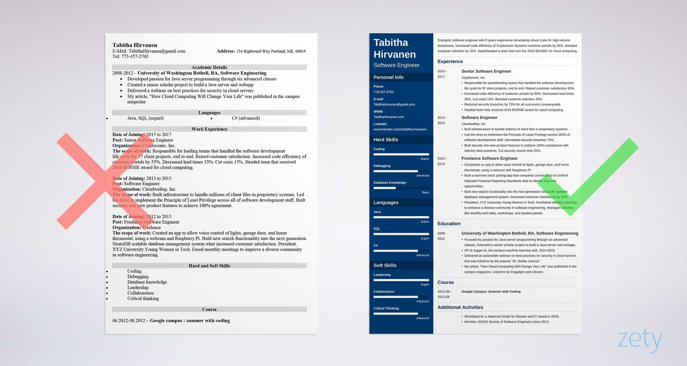 software engineer resume