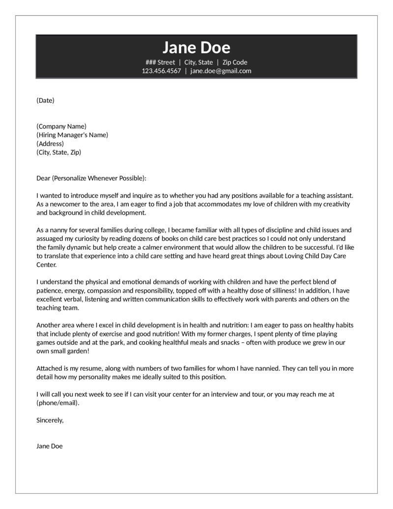 sample cover letter for greenhouse workerml