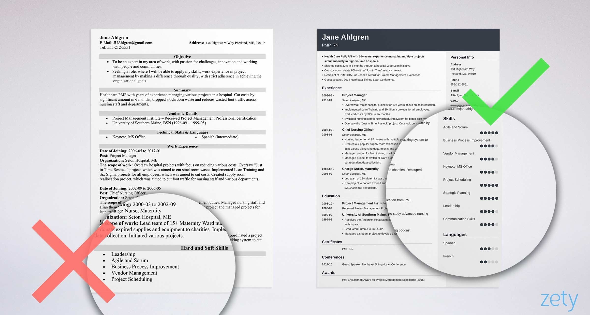 puter skills for resume