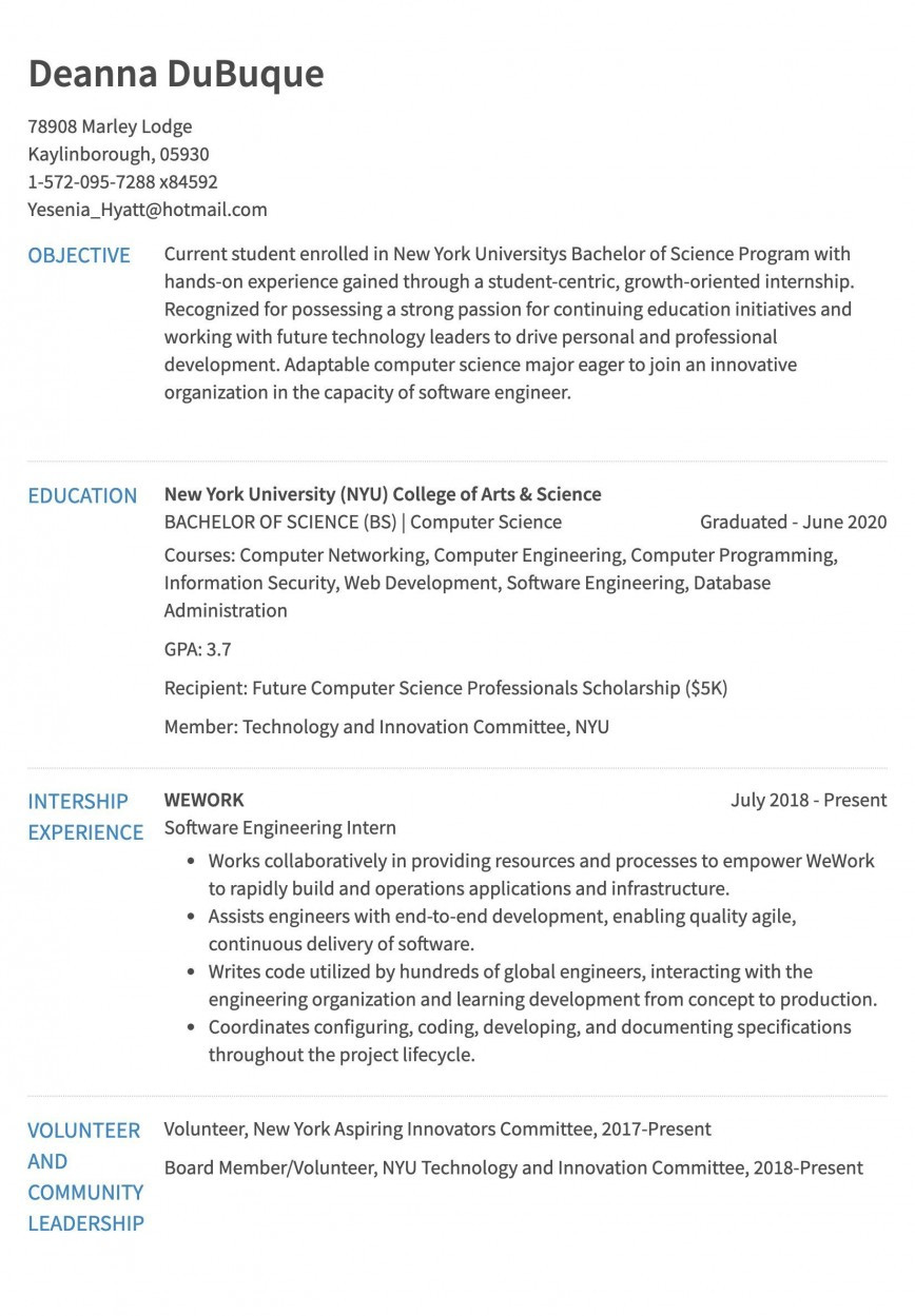 fresh puter science cv puterml