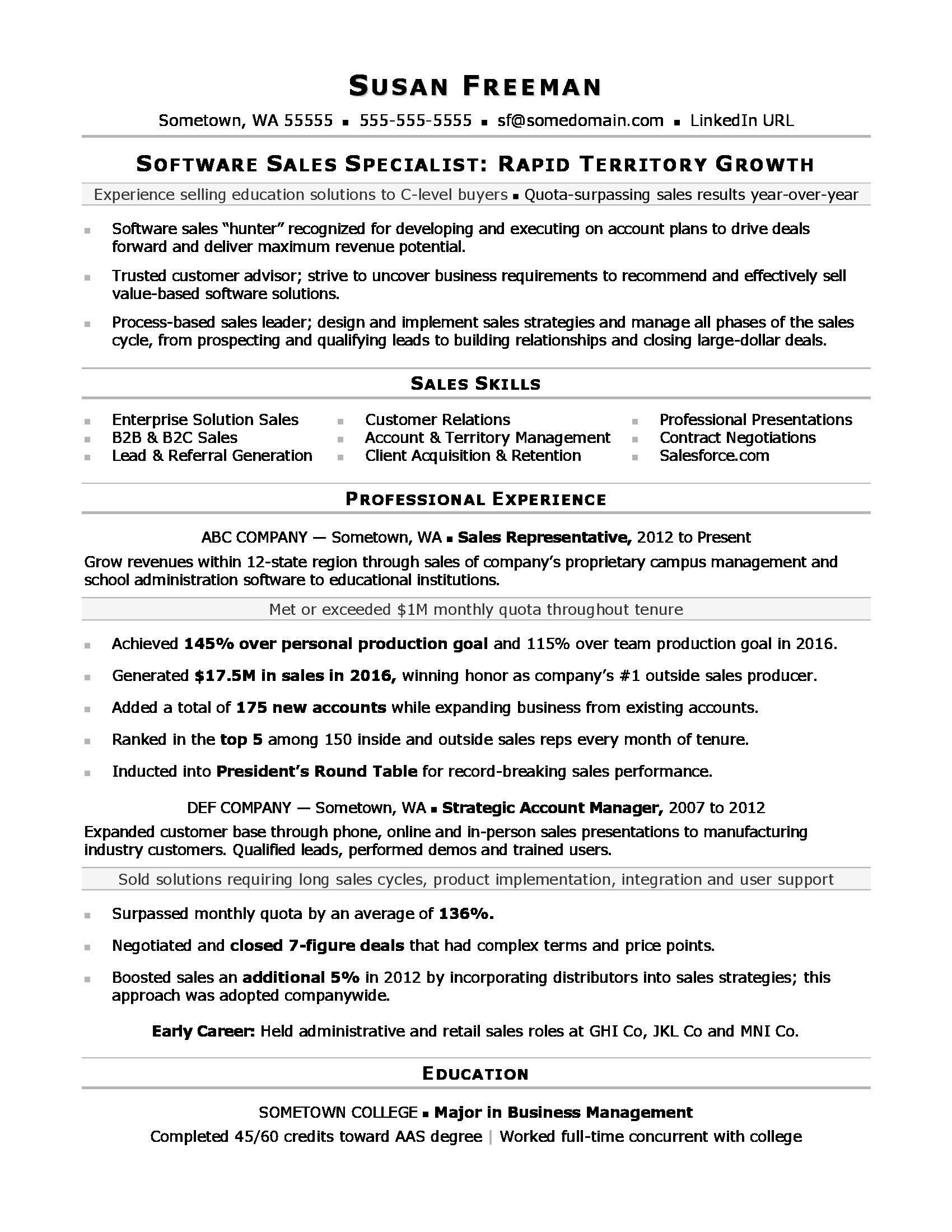 Sample Of A Sales associate Resume Sales associate Resume Monster.com