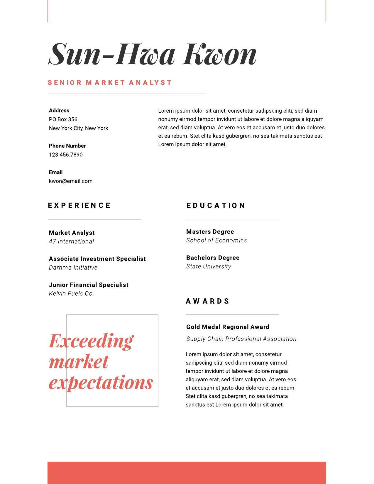 resume examples writing tips