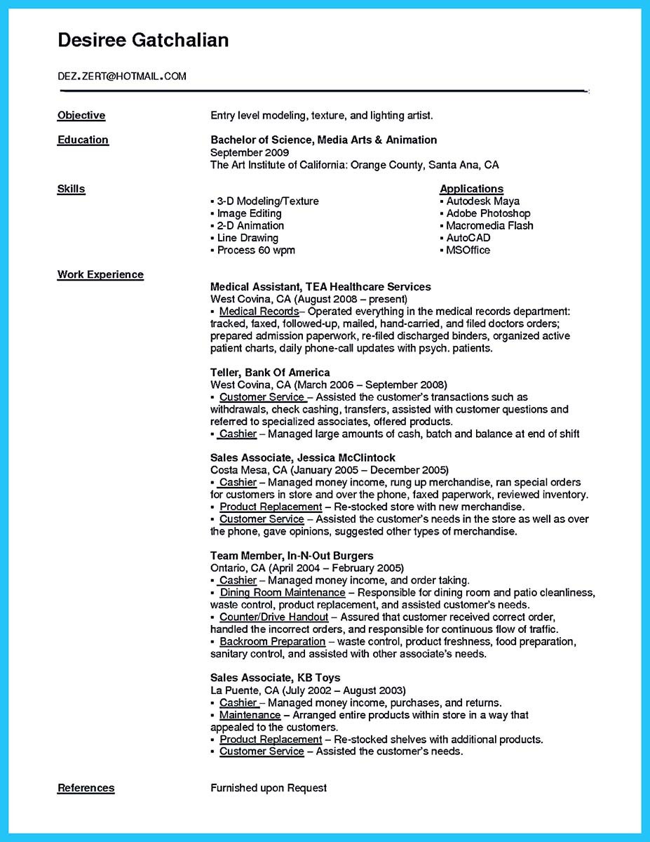 sample resume for banking industry