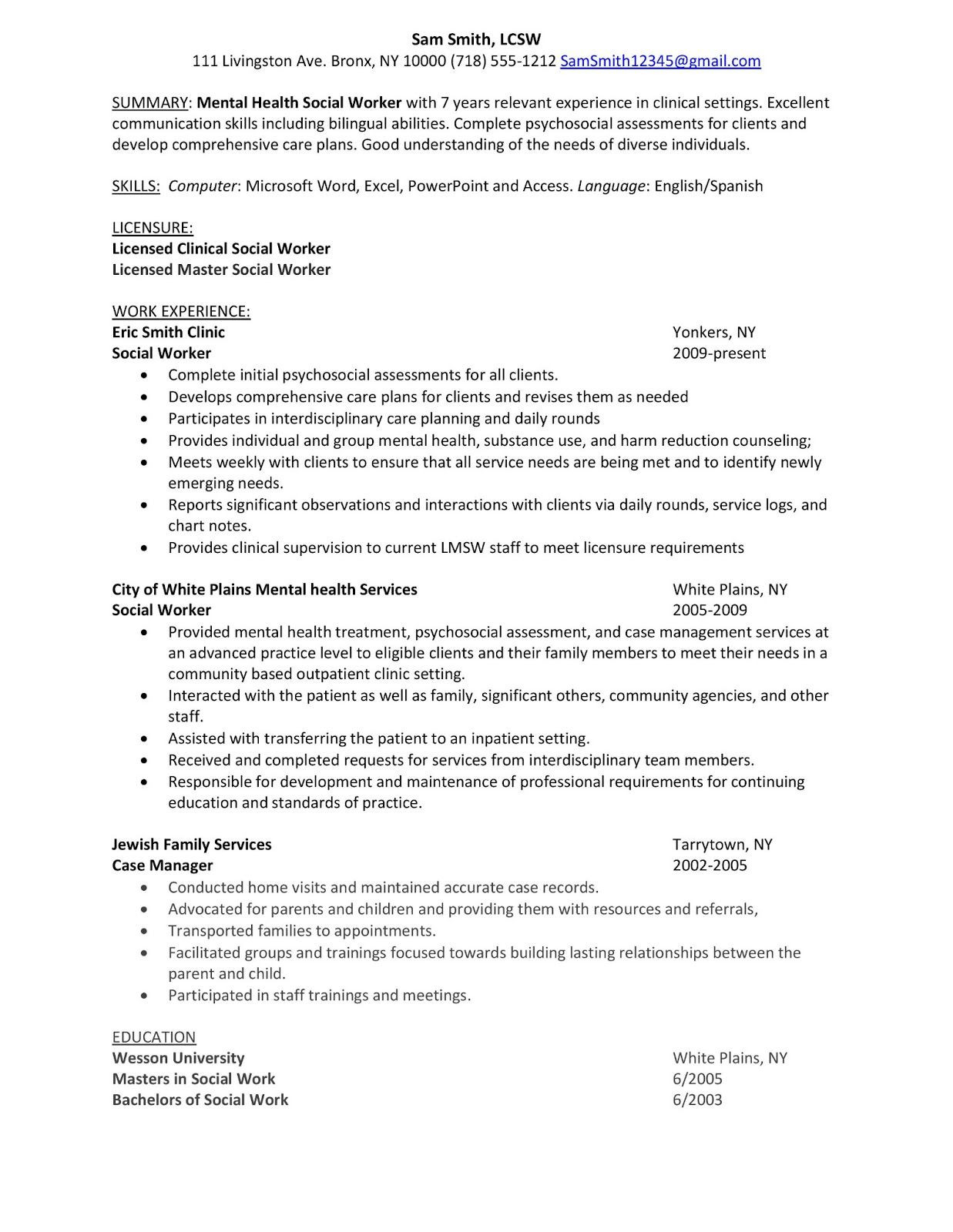 Entry Level Mental Health Worker Resume Sample Mental Health Worker Resume October 2021