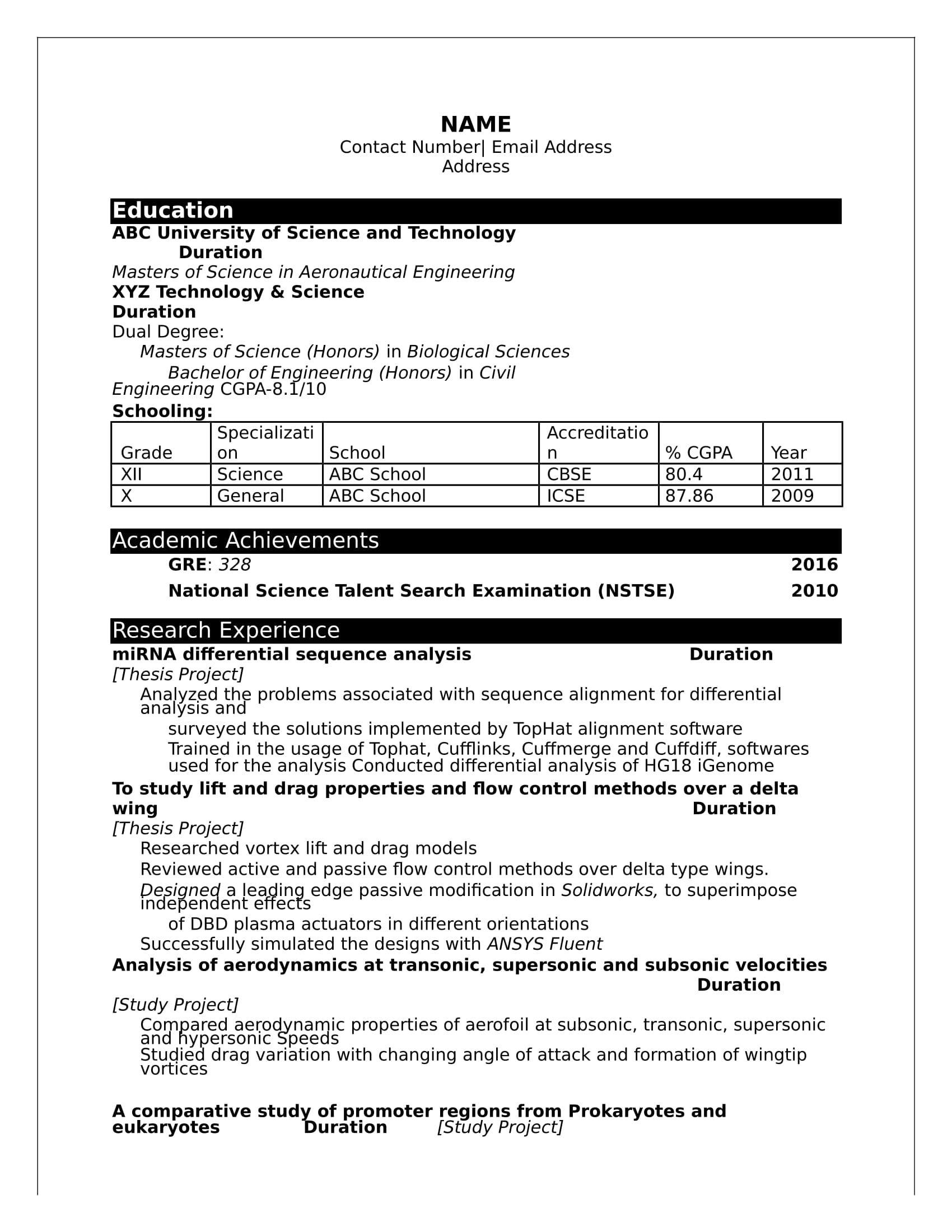 sample resume format for freshersml