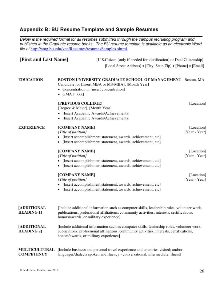 50 mba application resume sample having 2 year experience resume