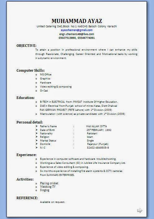 mba application resume sample having 2 year experience