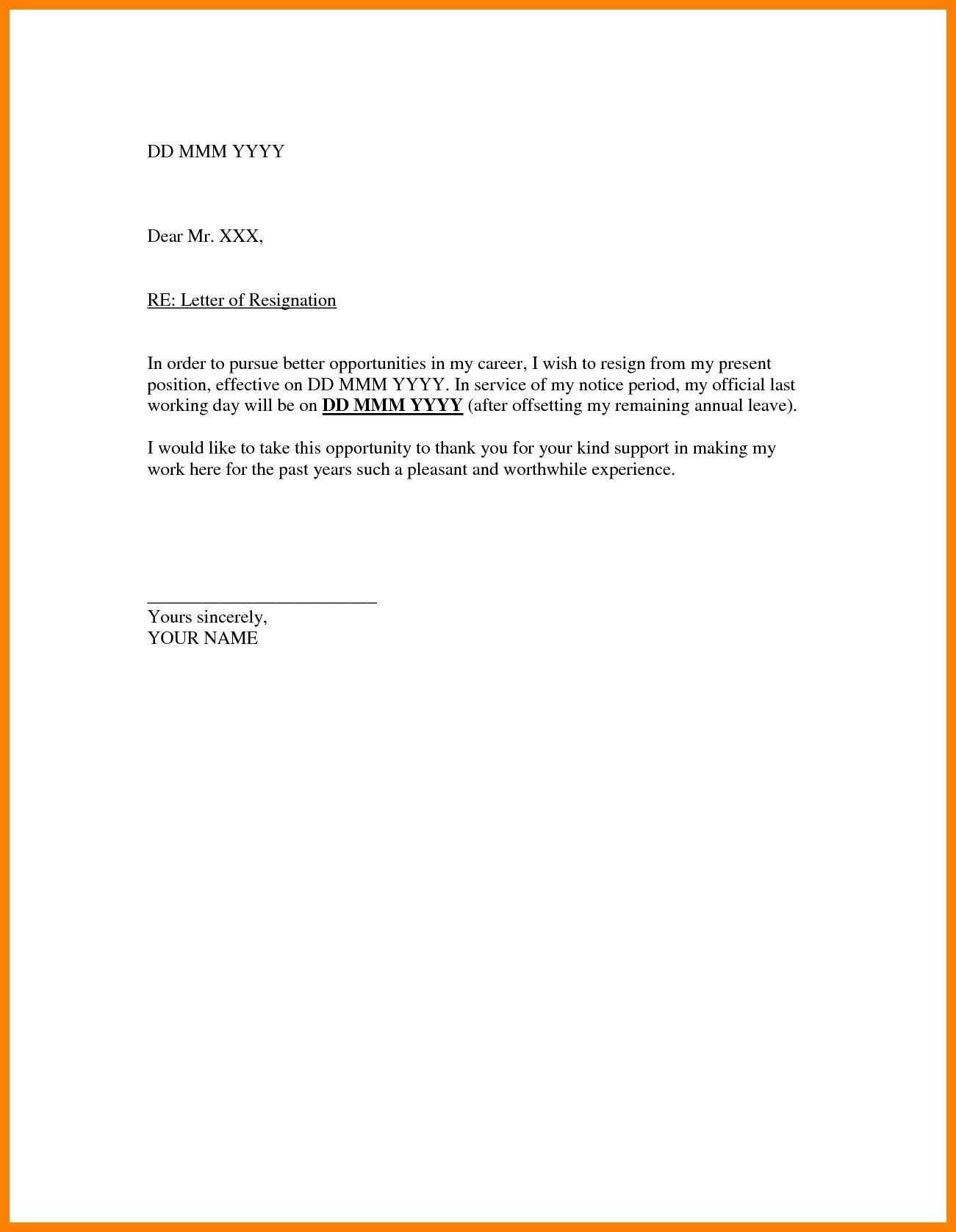 Sample Letter to Resume Work after Leave Valid Resignation Letter Sample Doc for You,https://letterbuis.com …