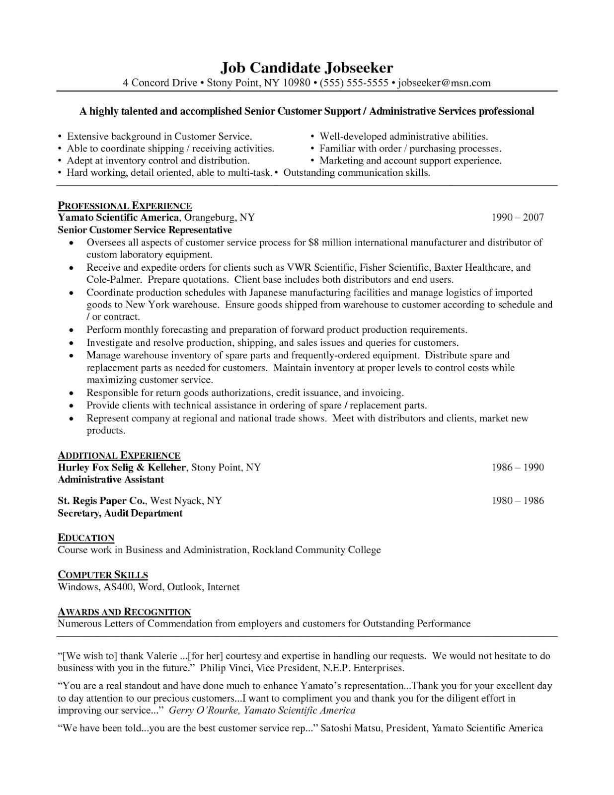 Sample Objective for Resume for Customer Service Career Objective for Customer Service Resume Tipss Und