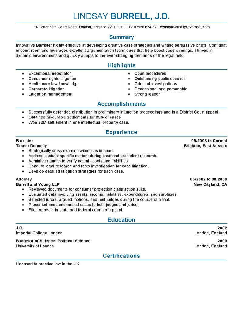 sample resume for lawyers in the philippines