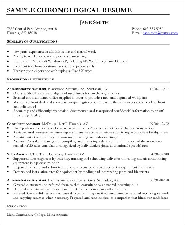 legal administrative assistant resume sample