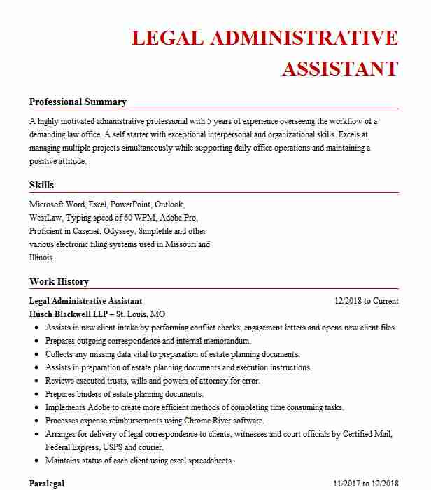administrative assistant legal assistant c1ff75c30bf047ee9b3b44aea630b9ba