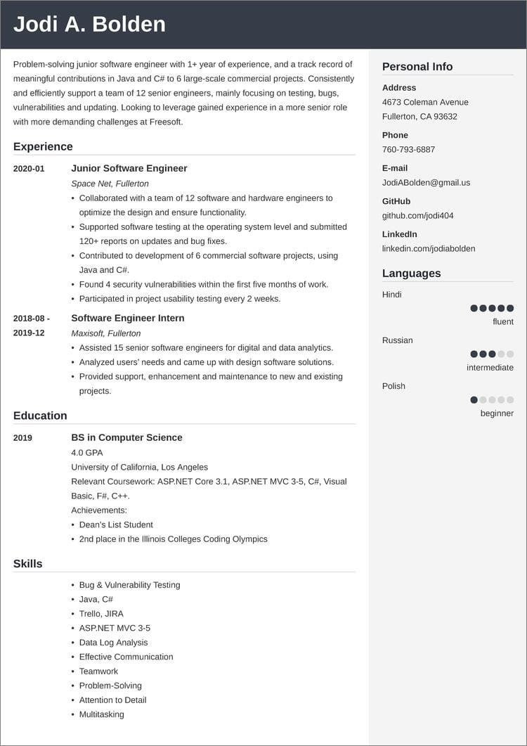 entry level software engineer