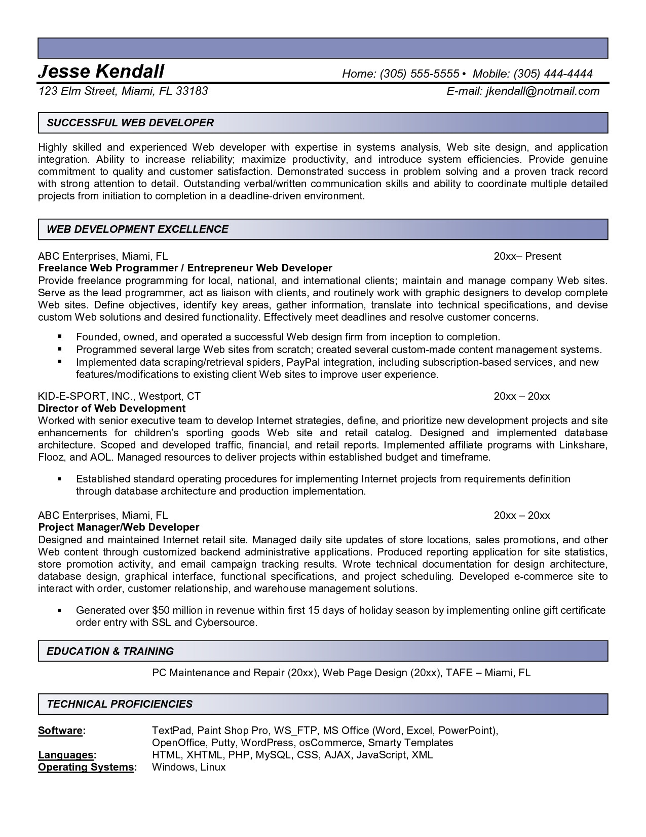 12 13 resume sample for software engineer experienced