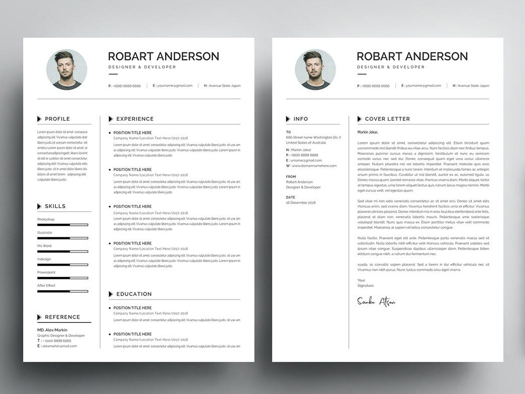 Free Fresh Graduate Resume Template Cover Letter