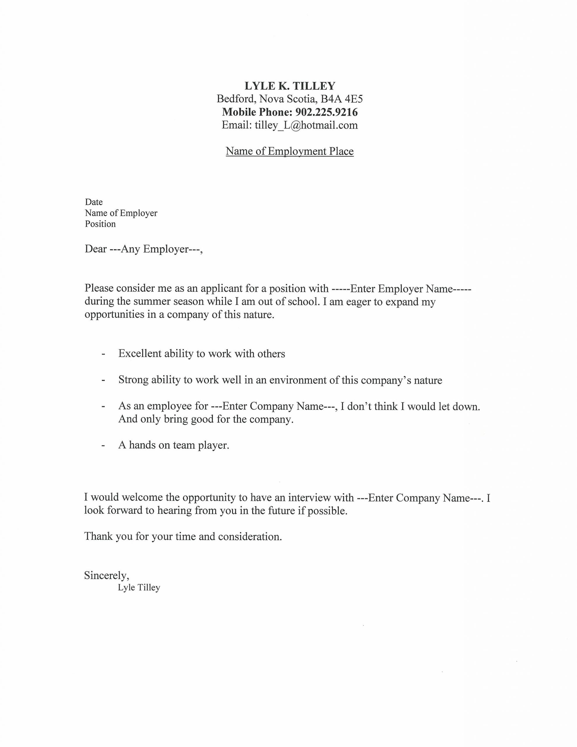 cover letter resume