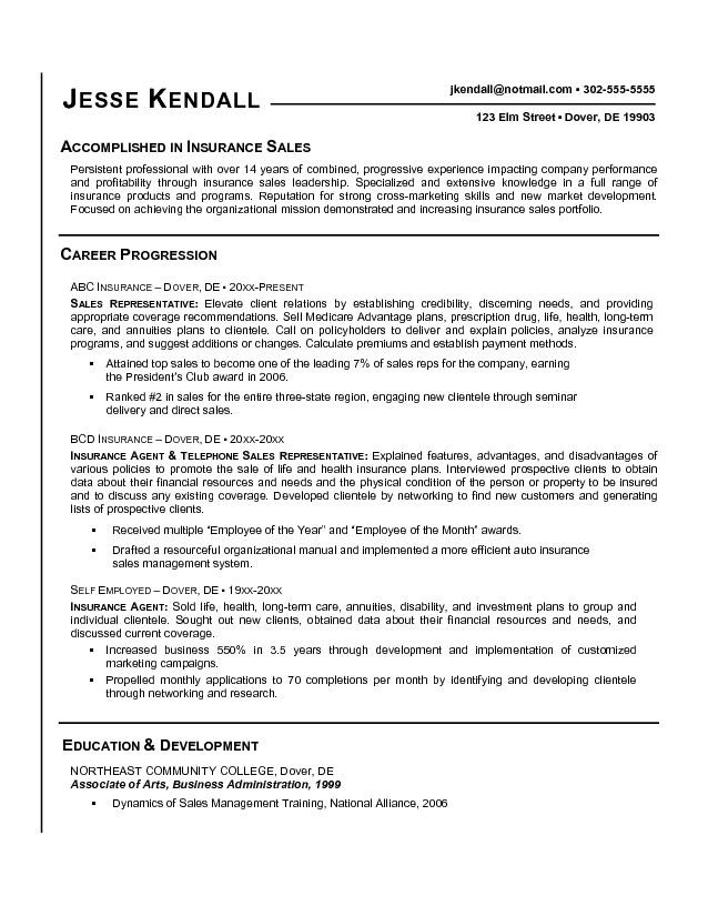 insurance sales manager resume sample ac lishhed in insurance sales