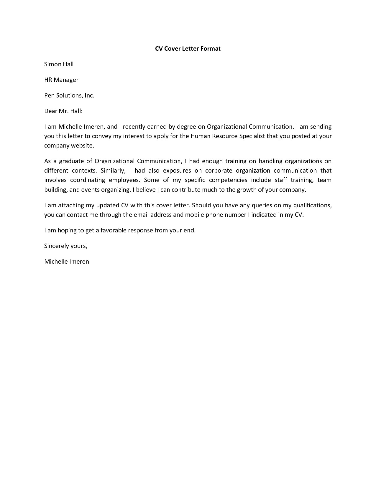 basic cover letter for a resume 3223