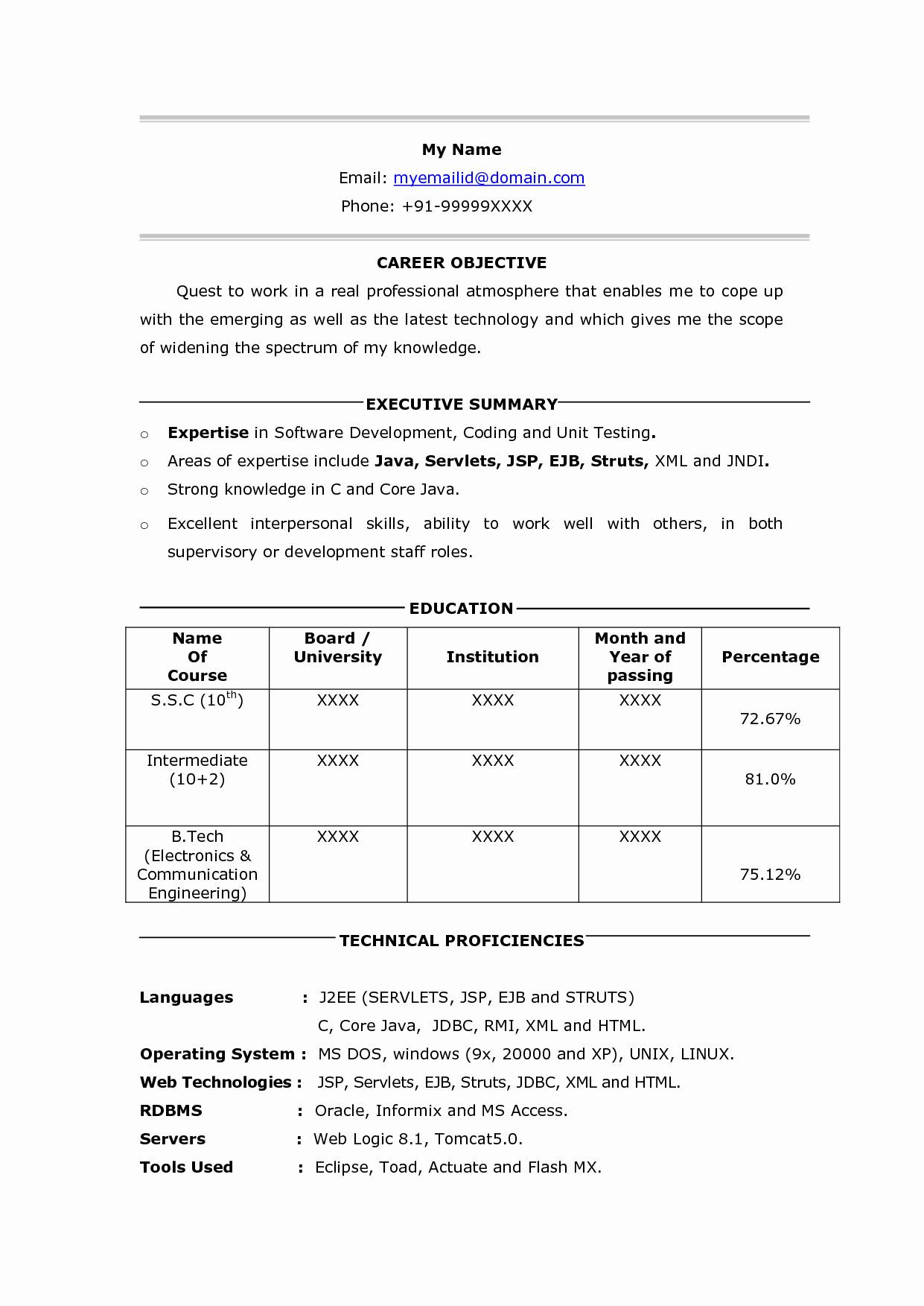 Software Tester Resume Sample for Freshers Resume format for Testing Freshers Dinosaurdiscs