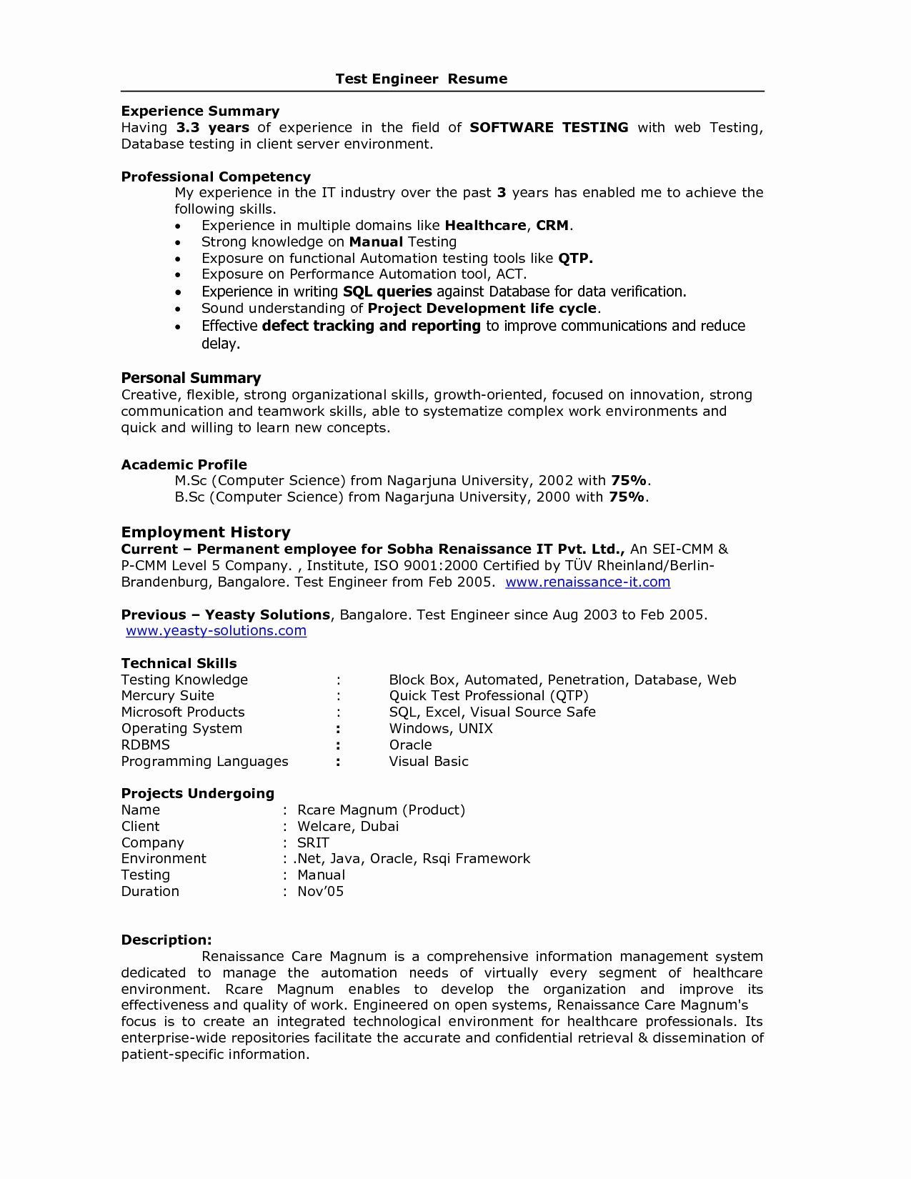 hr resume sample for 2 years experience 27