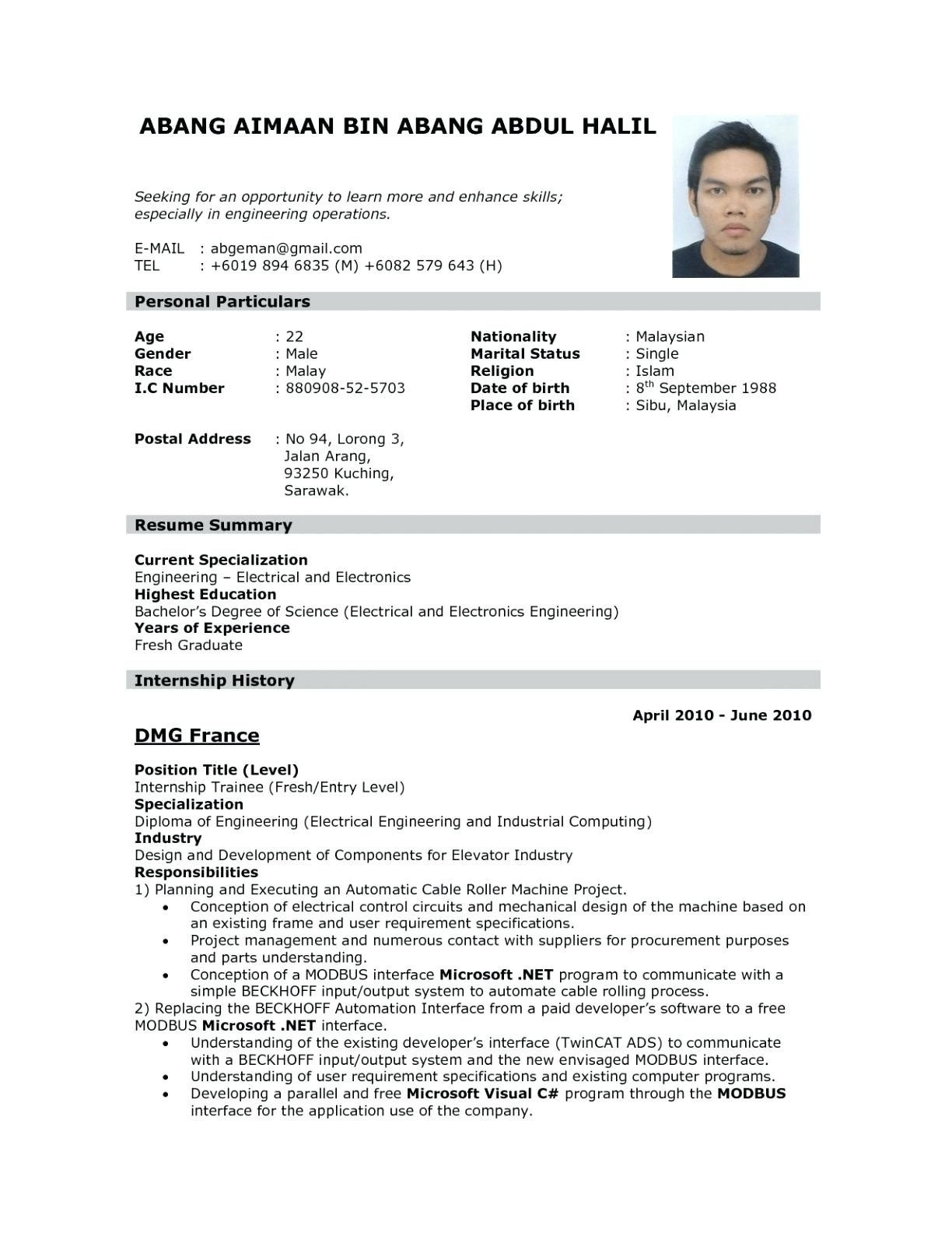 11 powerful resume resume format for iti fresher resume writing