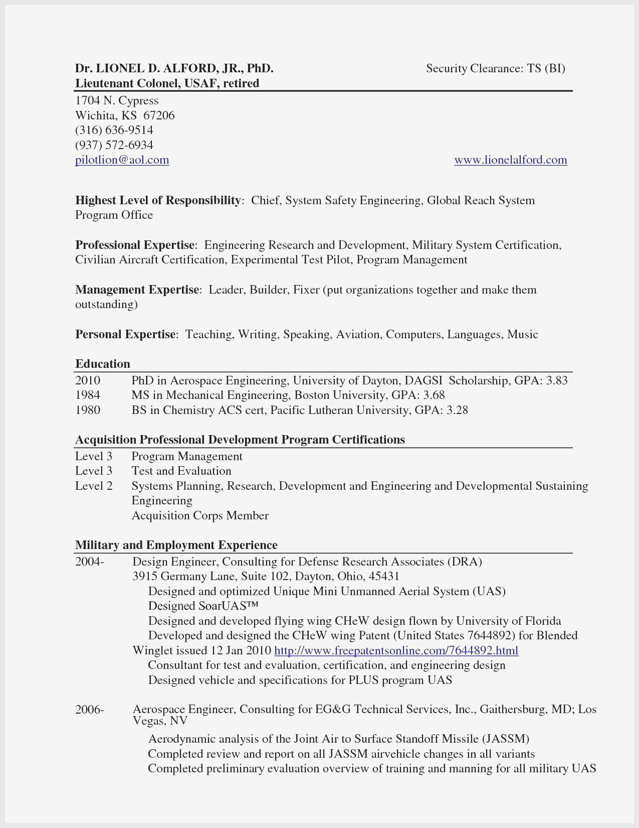 aeronautical engineering resume examplesml