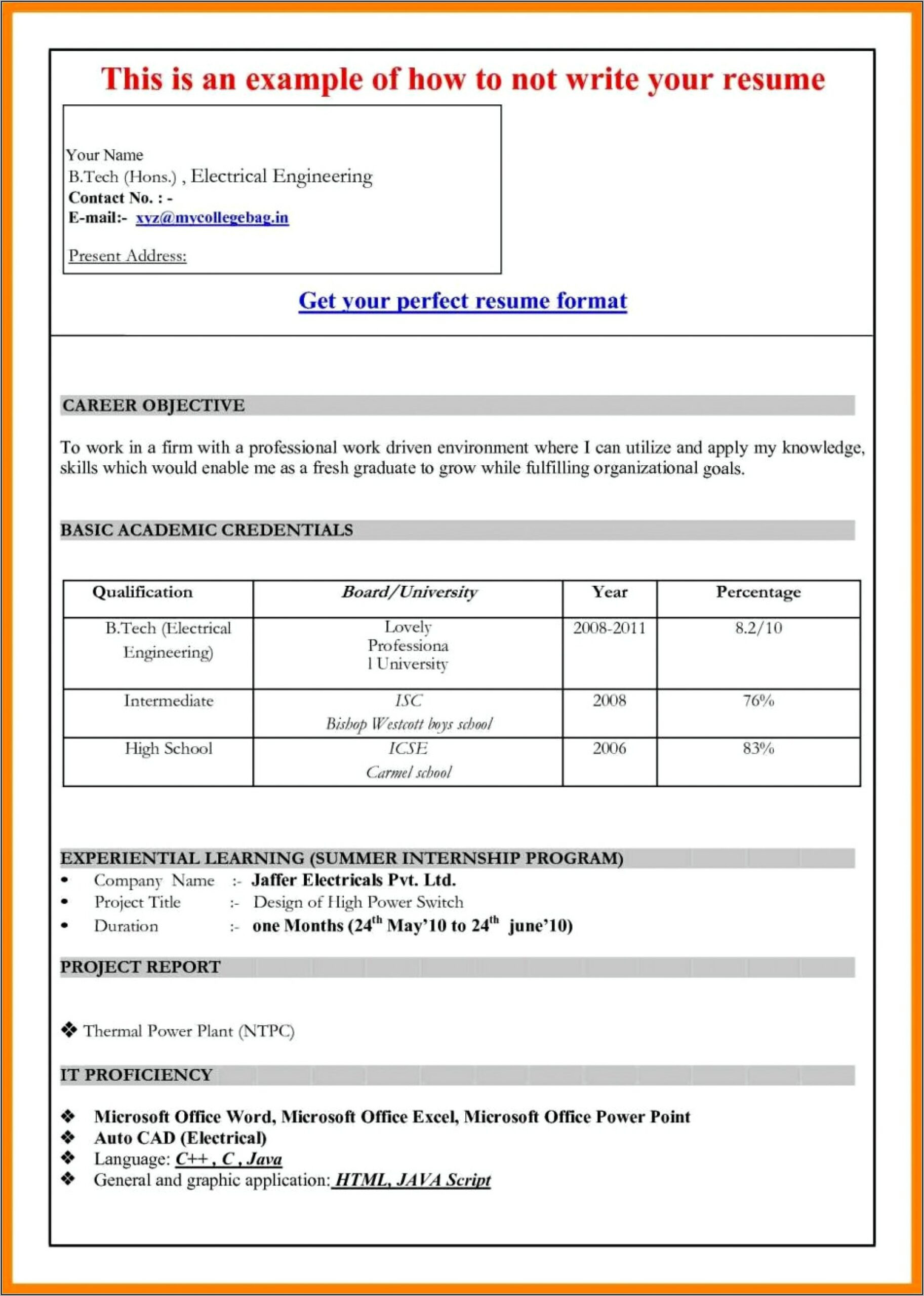 indian teacher resume templates microsoft word 2007