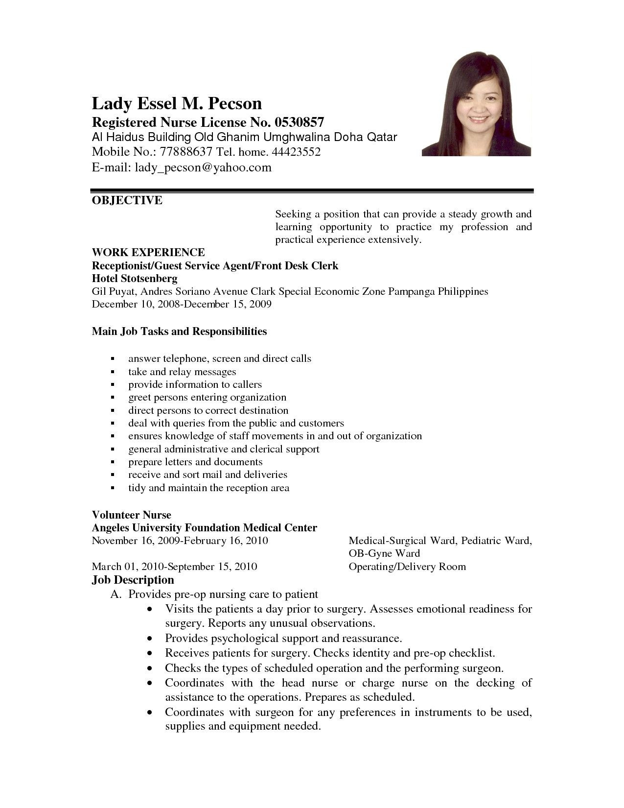 Work From Home Resume Objective Sample Career Objective Resume Examples Awesome Example Applying for Job …