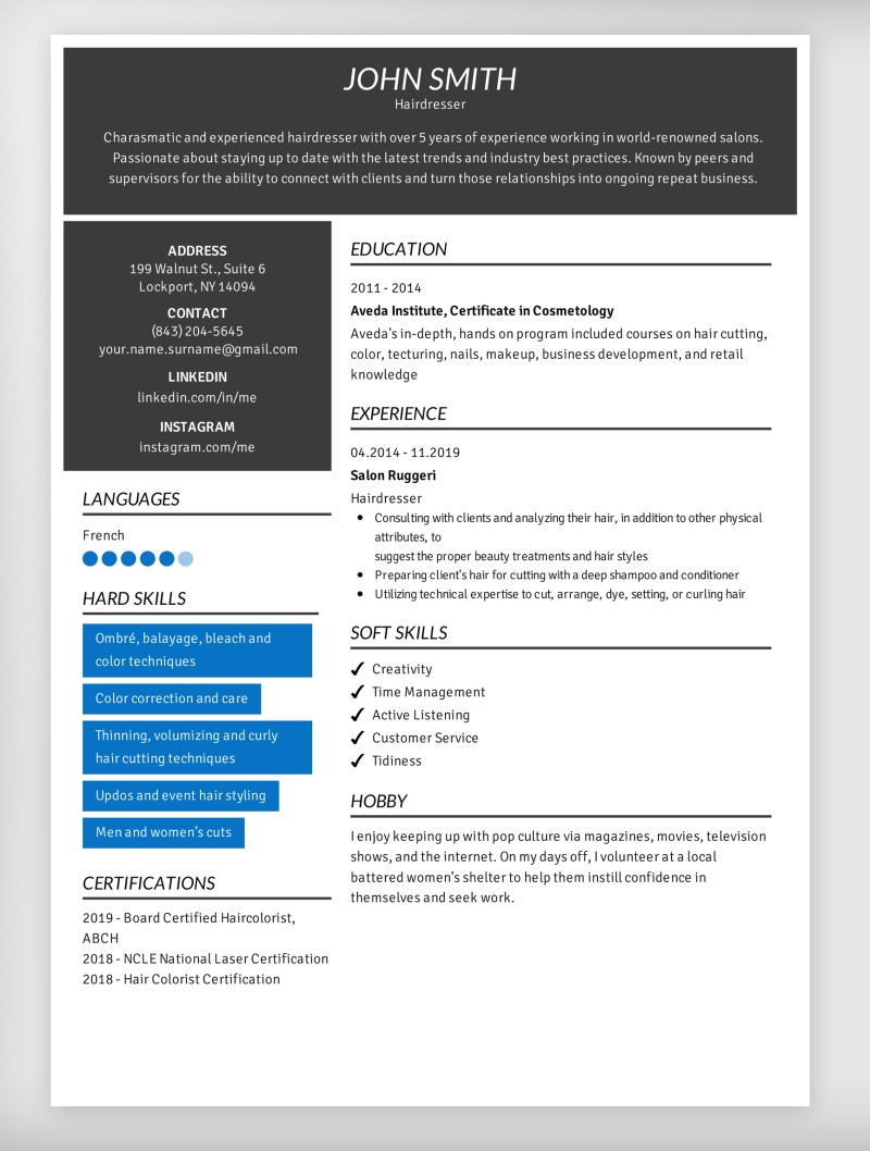 puter skills for resume