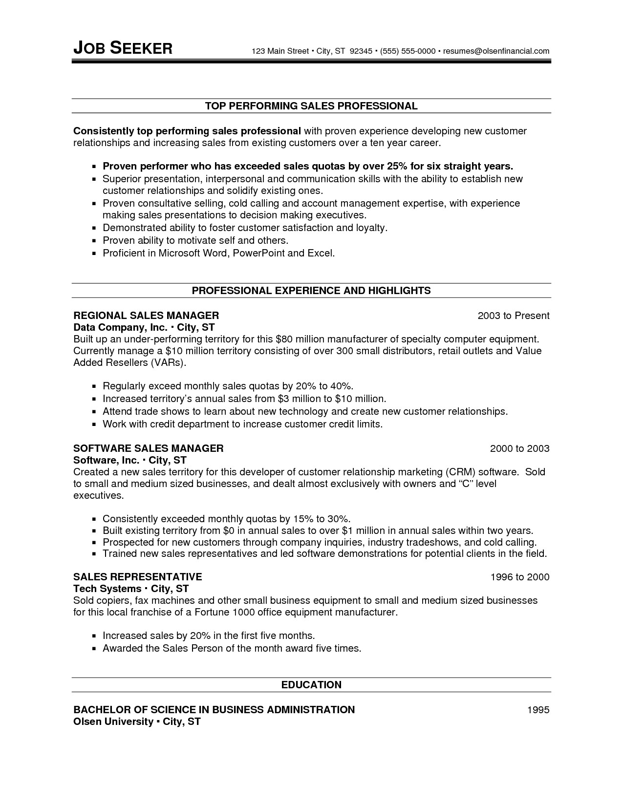 resume format 20 years experience