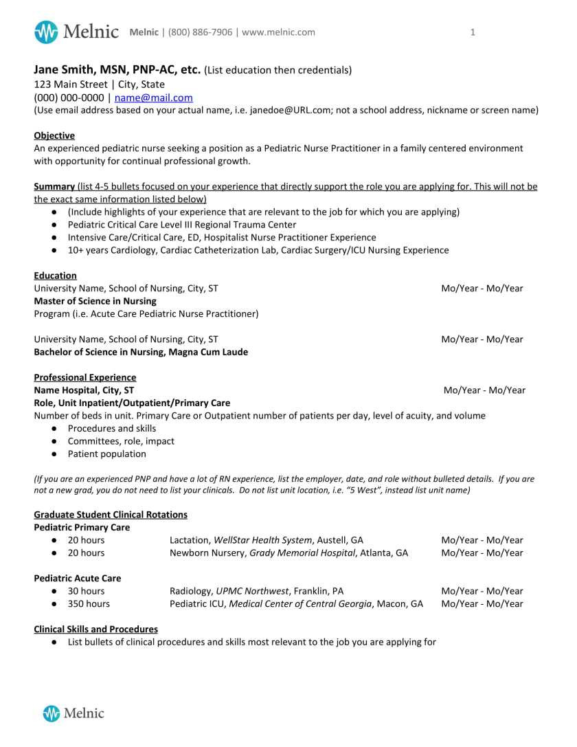 write a better nurse practitioner resume in no time