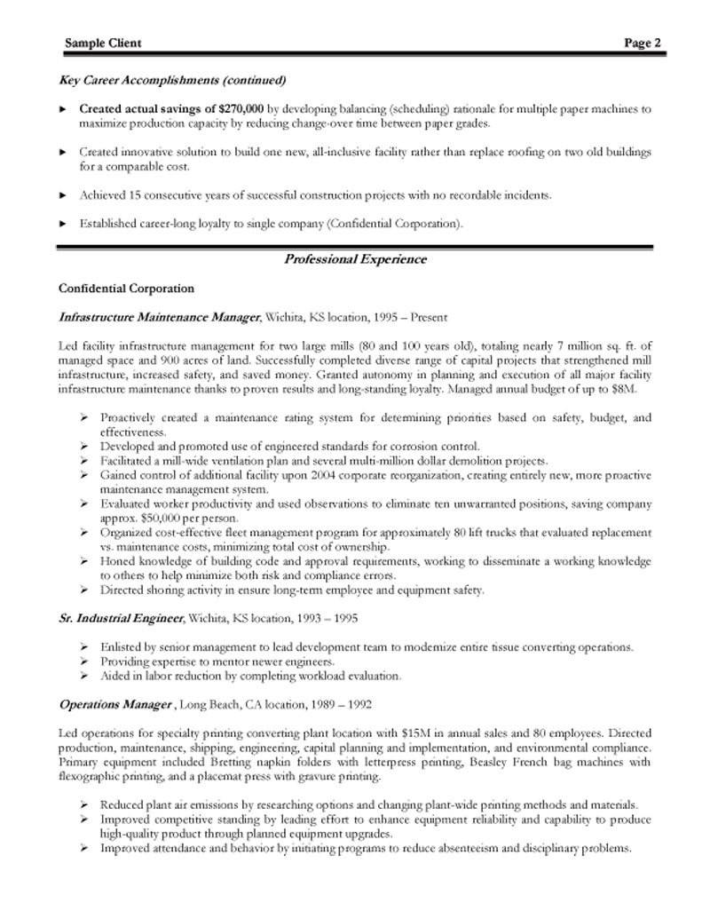 manufacturing production manager resumeml