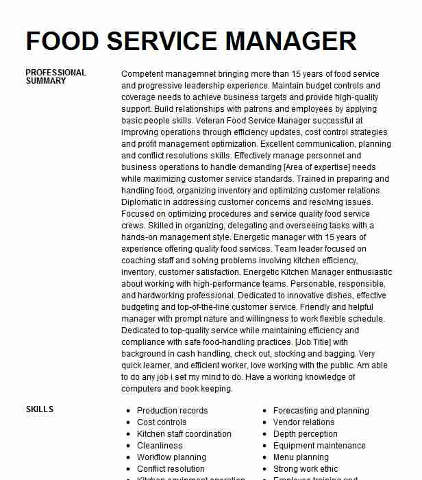 school food service manager d92d6f2475ed431c864c5cd8c457a25e