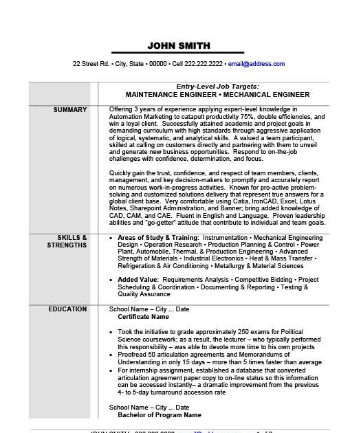 automobile engineer resume pdf