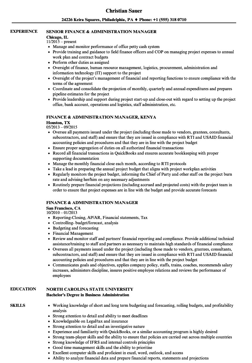 examples of kenyan resume sample