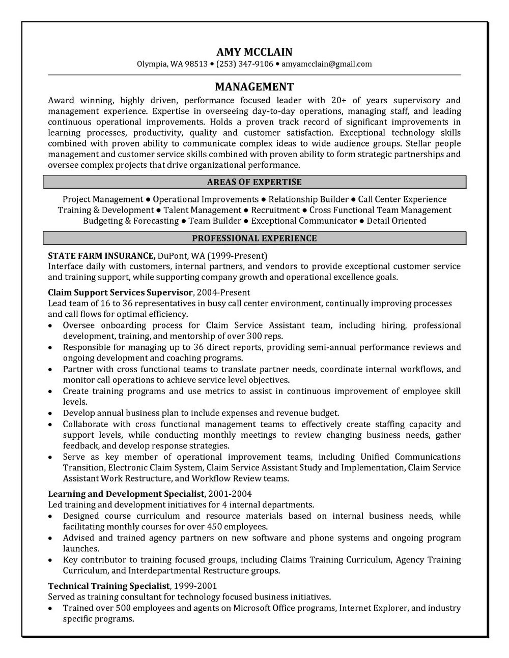 inbound outbound call centre resume