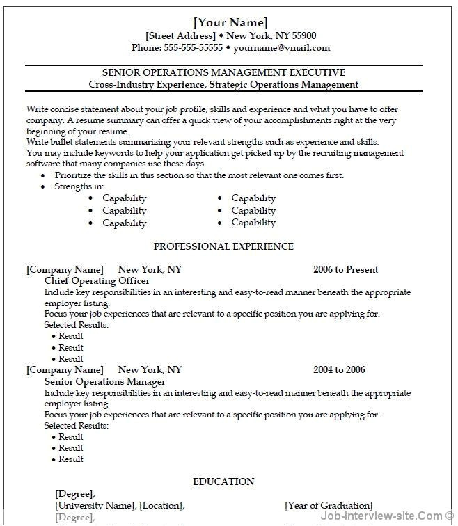 student resume microsoft word