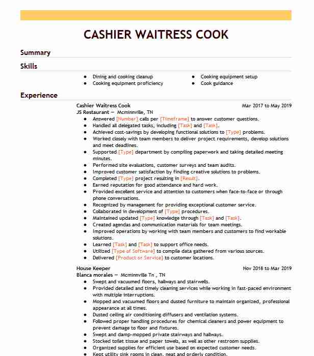 cashier waitress 7be1ad27c9b a44b356c81ed897