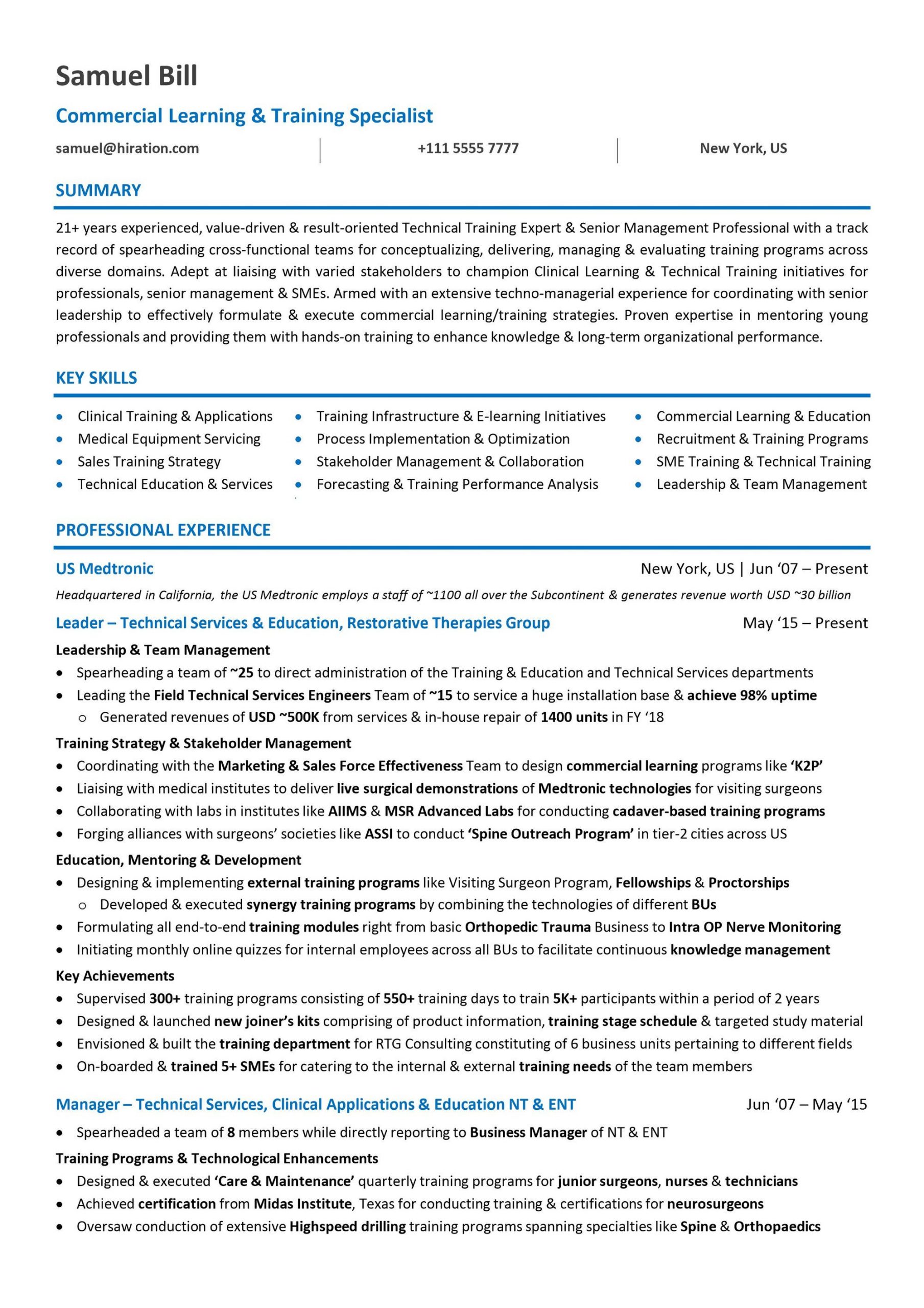 change management resume exampleml