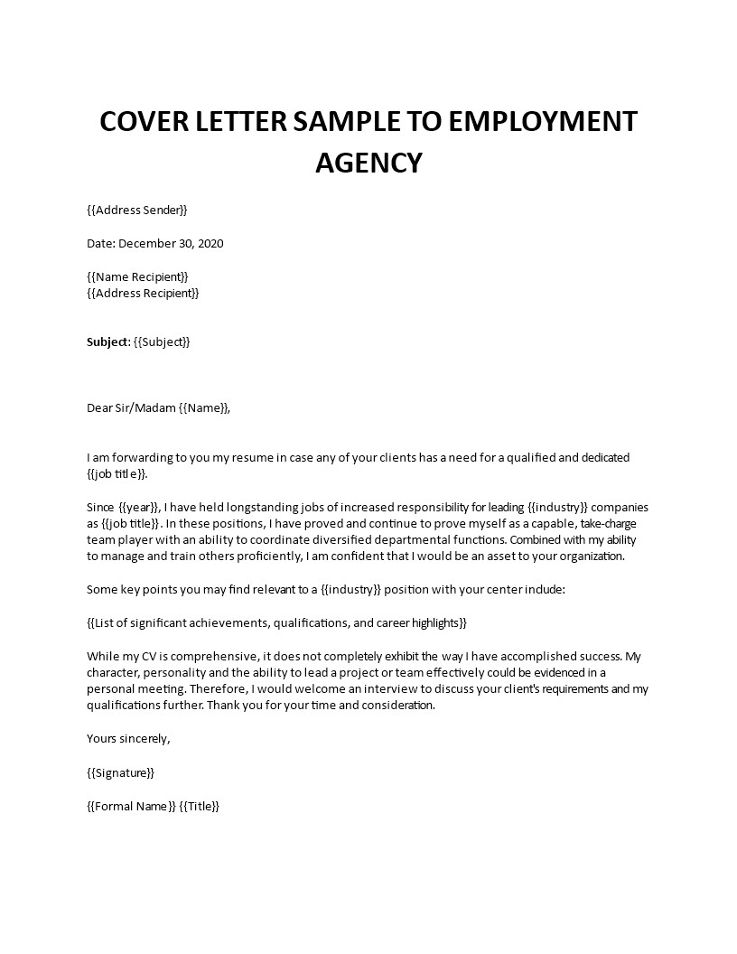 Sample Email to Potential Employer with Resume