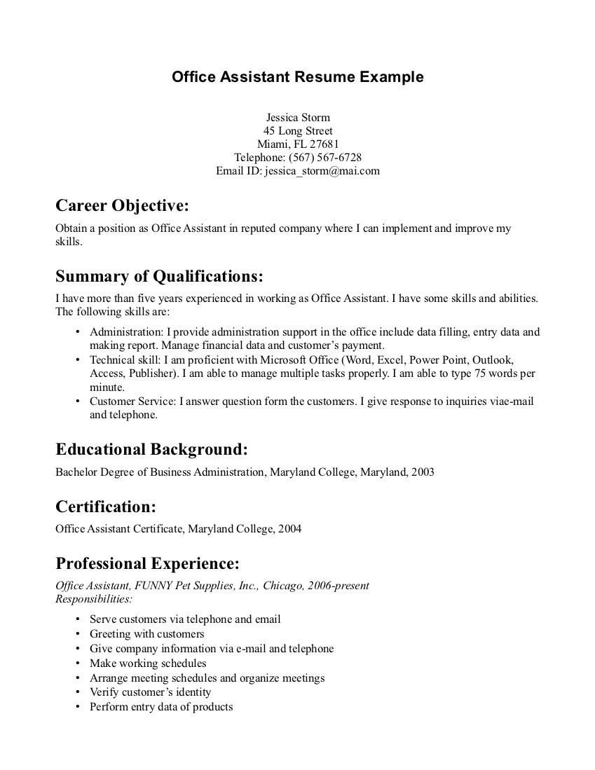 dental assistant resume with no experience