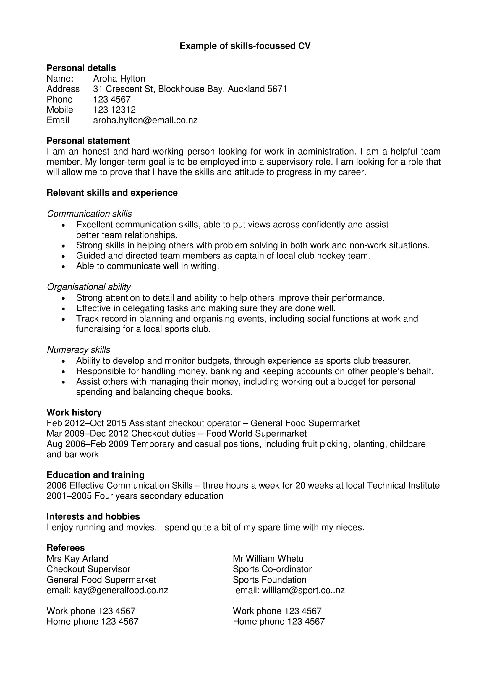 personal statement template collection 10 examples of personal statements