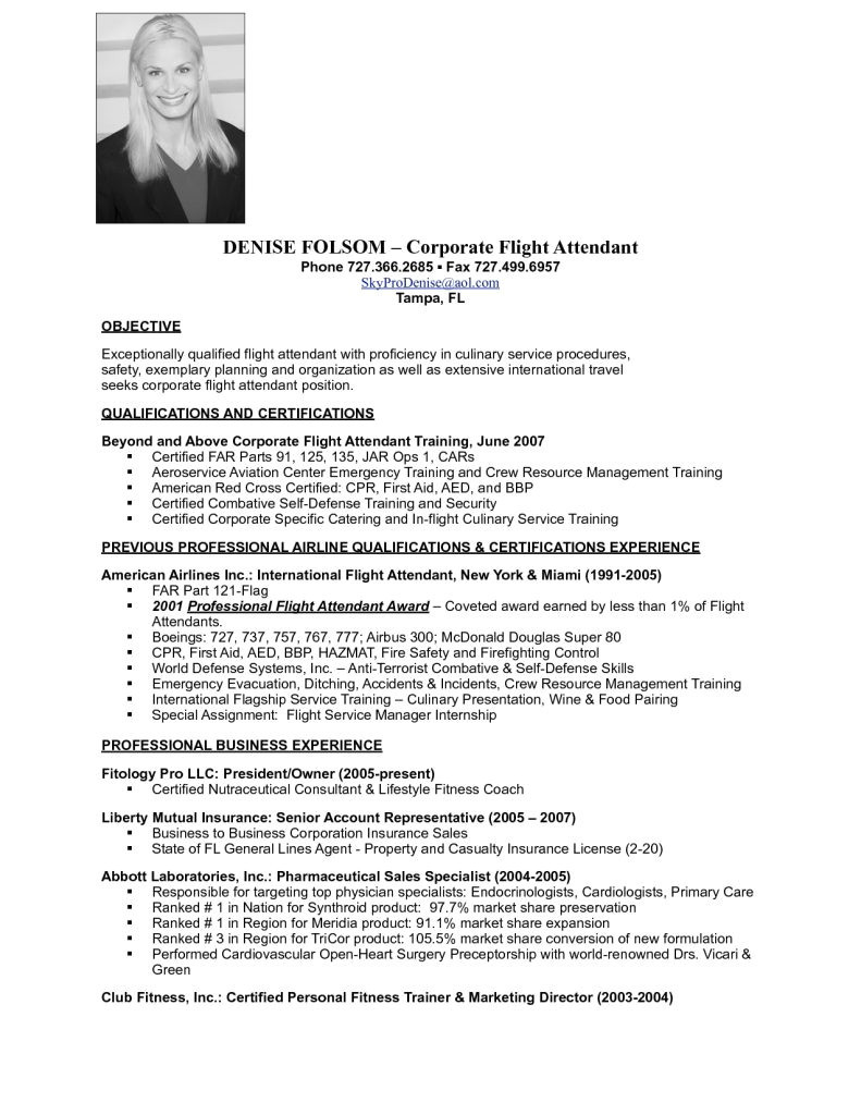 sample resume for air hostess fresher