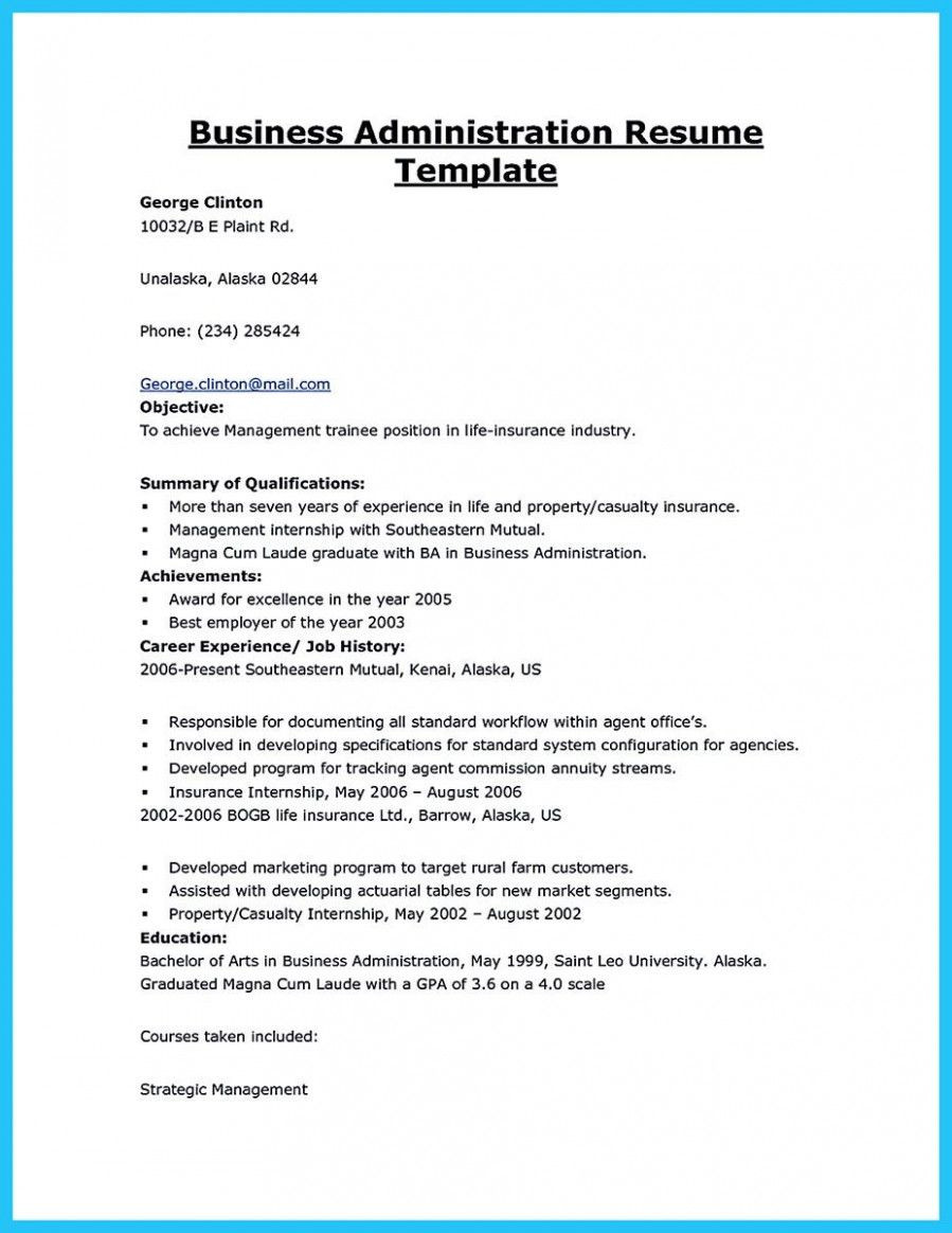 career objective for resume forml