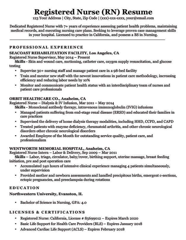 best resume format for 1 year
